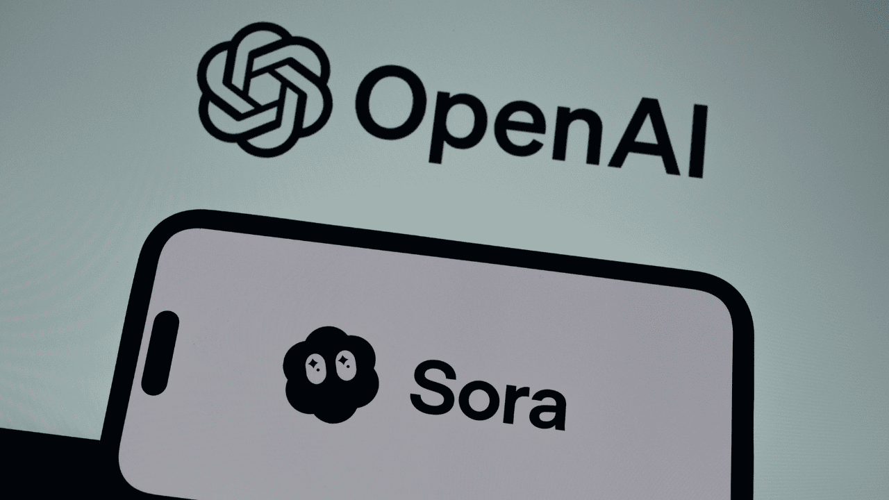 Logos de Sora y OpenAI