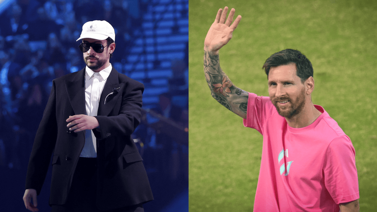 Bad Bunny y Lionel Messi