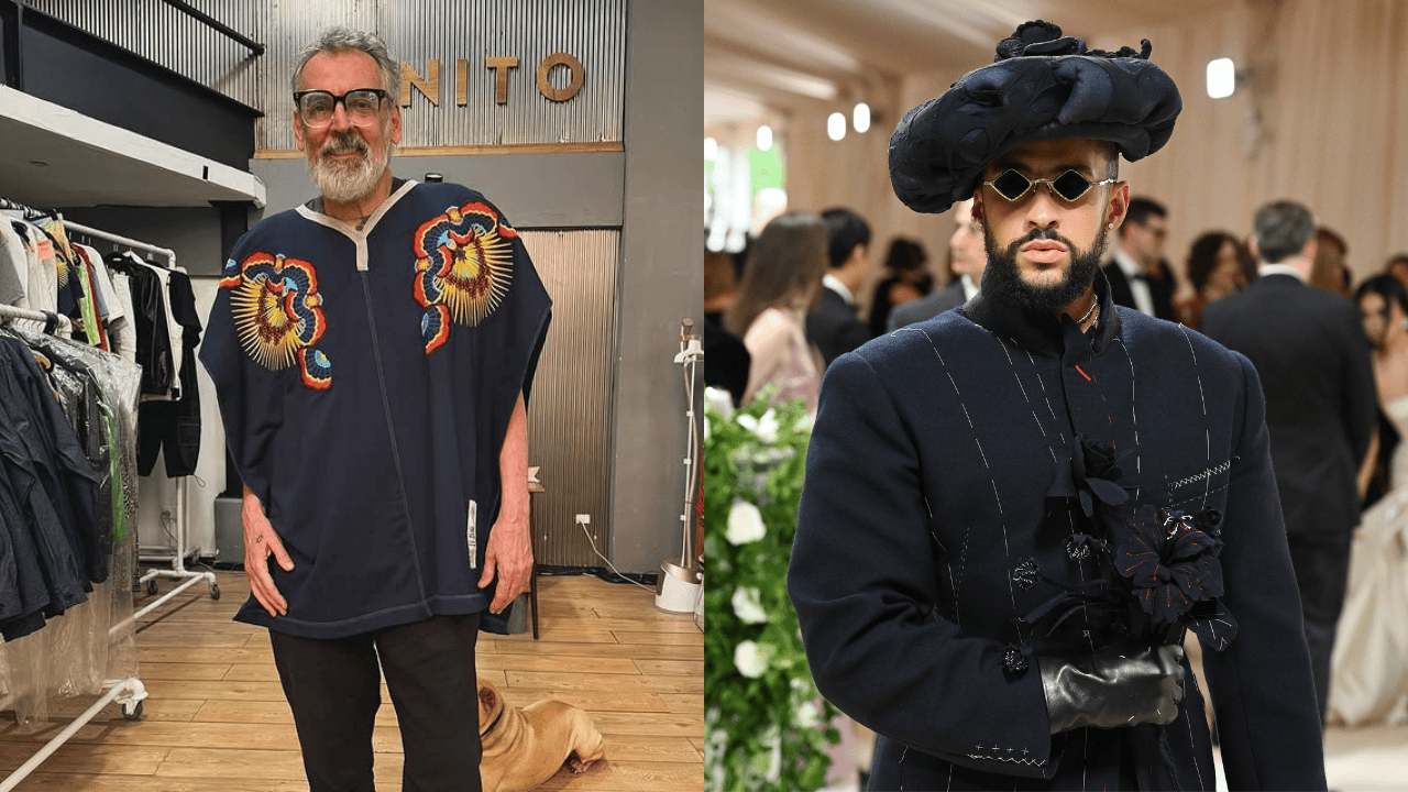Benito Fernández, diseñador, y Benito Martínez Ocasio (Bad Bunny), cantante Benito Fernández, diseñador, y Benito Martínez Ocasio (Bad Bunny), cantante