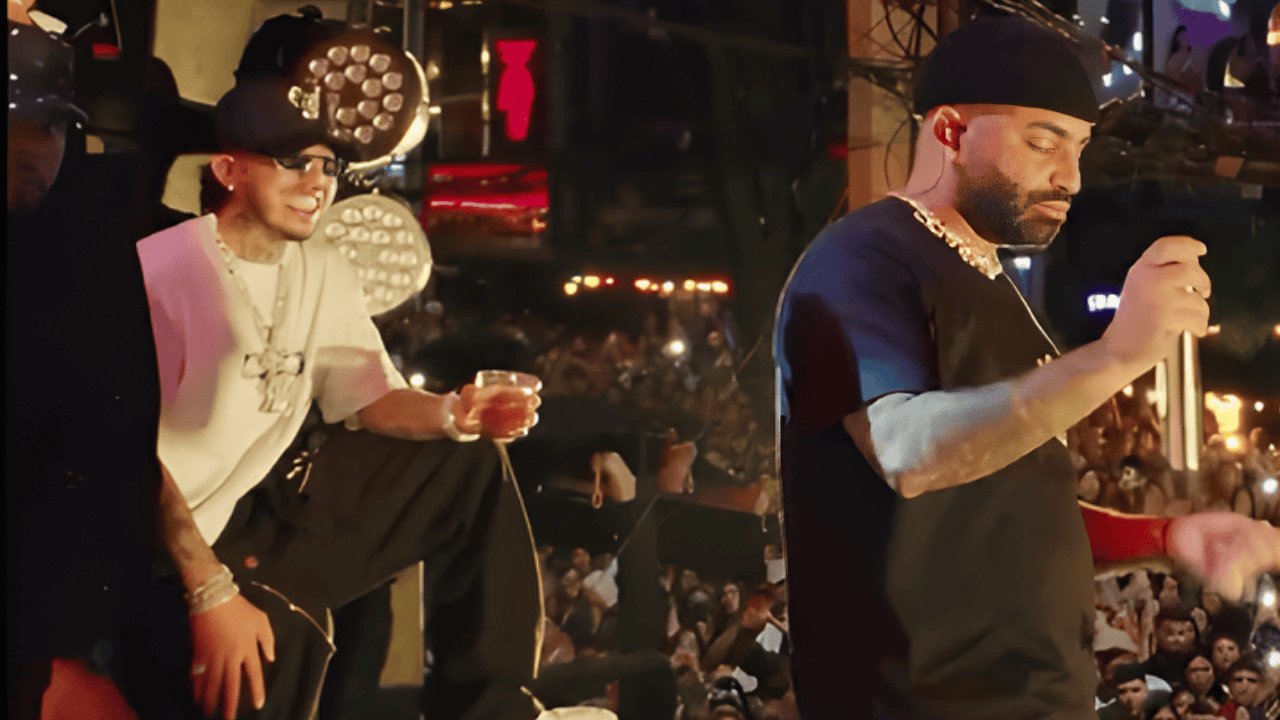 Arcángel, cantante puertorriqueño, en la terraza de la discoteca de Westcol