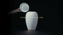 Urna Eternal Playlist, urna funeraria con bocina integrada