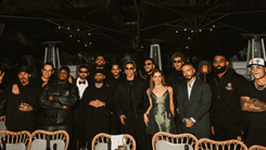 Foto de la cena en homenaje al cantante Arcángel