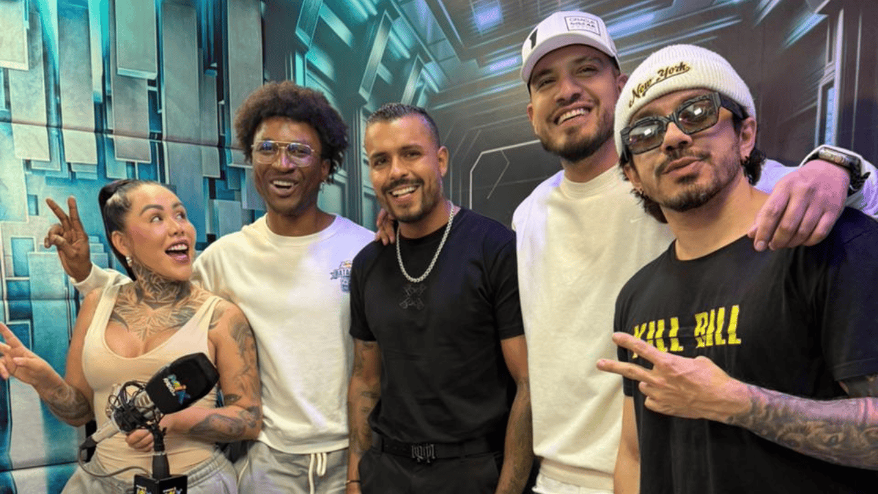 Yina Calderón, Jey P El Residente, el Gringo Paisa, Cristian Pasquel y Mauro López